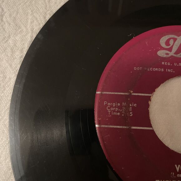 The Fontaine Sisters Voices/Lonesome Lover Blues 45RPM Dot Records 1956 - Picture 4 of 12